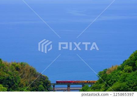 Iyonada Story: Futami Edition: A bird's-eye view of the scenic tourist train route 125865397