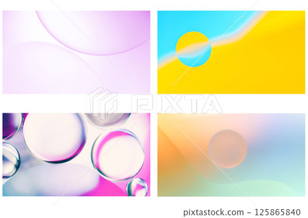 A luminous oil-and-water bubble series blending candy purples, citrus hues, and pastel tones with surreal lightplay, ideal for modern, creative visuals. A luminous oil-and-water bubble series blending candy purples, citrus hues, and pastel tones with surreal lightplay, ideal for modern, creative visuals. 125865840
