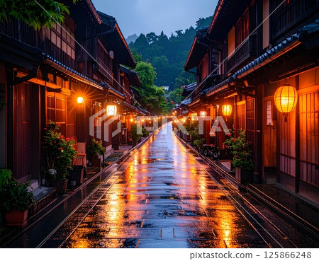 Higashi Chaya District where it rains 125866248