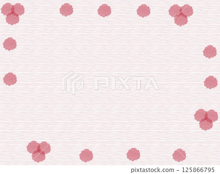 可愛圓點背景框架 可愛圓點背景框架 125866795