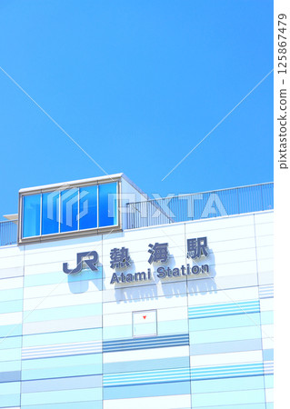 Scenery of Atami Station, Atami City, Shizuoka Prefecture 125867479