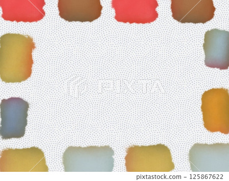 Colorful block frame 125867622