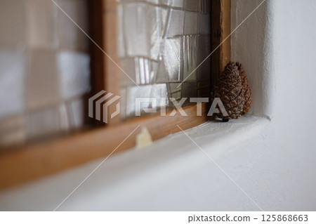 Closed pine cone 125868663