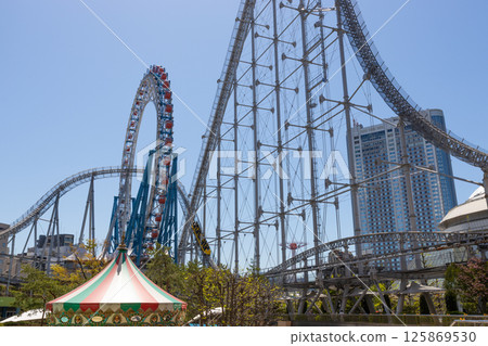 Tokyo Dome City, an amusement facility in Tokyo 125869530