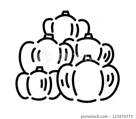 可愛的南瓜萬聖節 125870373