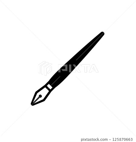 Simple and cute pen icon 125870663