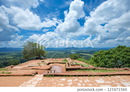 Sigiriya Lion Rock Fortress in Sri Lanka 125871560