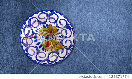 Gilda Typical Spanish Tapa Gilda Typical Spanish Tapa 125871774