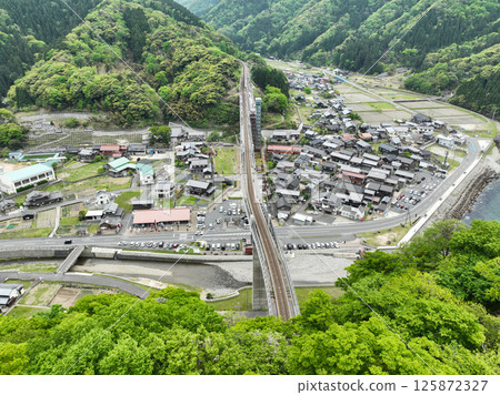 Scenery around the Amarube Railway Sky Station in Kami Town, Hyogo Prefecture 125872327