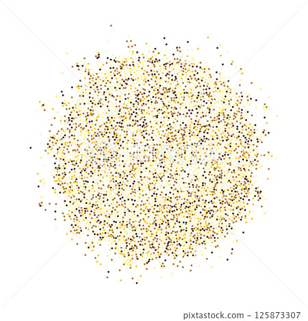 Golden Circle Made of Dots Golden Circle Made of Dots 125873307