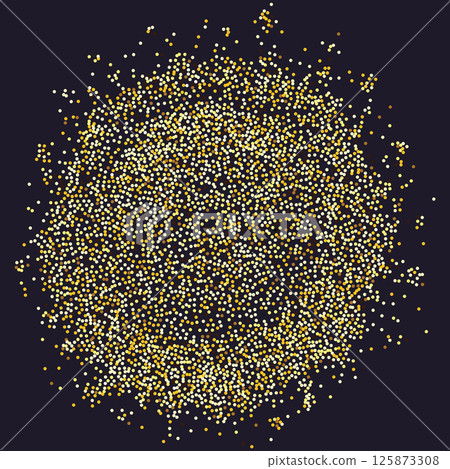 Golden Circle Made of Dots Golden Circle Made of Dots 125873308