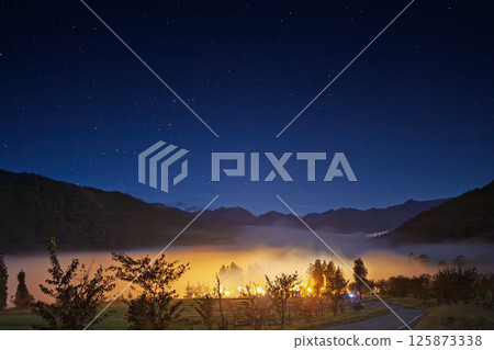 星空, 小鎮, 朦朧, 寧靜, 夜晚 125873338