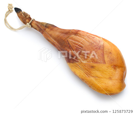 traditional Spanish jamon 125873729