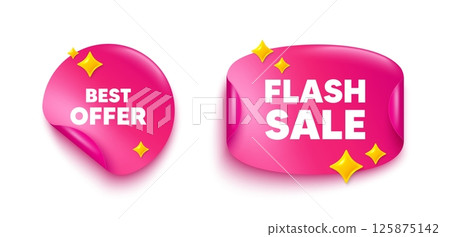 Best offer sticker tag. Flash offer paper price banner. Best offer tag. Special price Sale sign. Advertising Discounts symbol. Discount sticker with 3d glitter. Vector Best offer sticker tag. Flash offer paper price banner. Best offer tag. Special price Sale sign. Advertising Discounts symbol. Discount sticker with 3d glitter. Vector 125875142