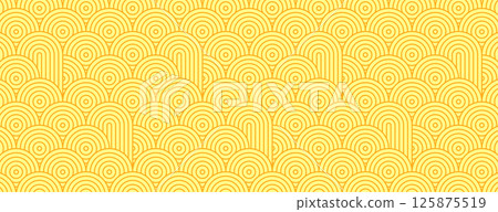 Pasta background, yellow ramen noodles pattern with seamless spaghetti texture Pasta background, yellow ramen noodles pattern with seamless spaghetti texture 125875519