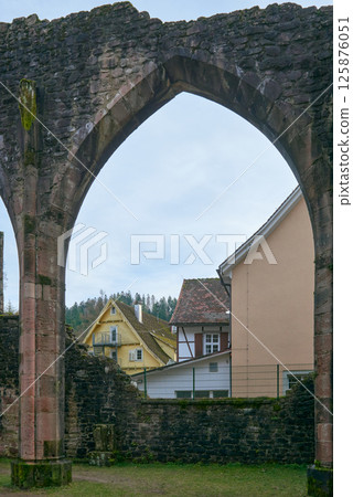 monastery, ruin, abbey 125876051