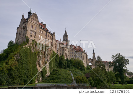 Sigmaringen, Germany - located in the Black Forest, very close to the source of the river Danube, Sigmaringen is famous for its Medieval fortress 125876101