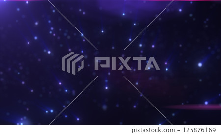 Abstract purple background with flowing particles and radiant beams, evoking a futuristic and cosmic atmosphere Abstract purple background with flowing particles and radiant beams, evoking a futuristic and cosmic atmosphere 125876169