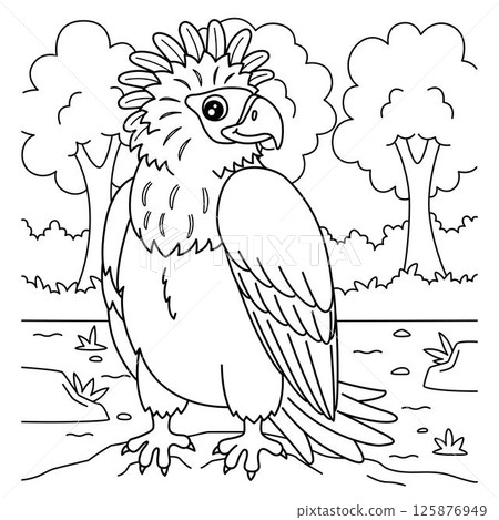 Bird Philippine Eagle Coloring Page for Kids Bird Philippine Eagle Coloring Page for Kids 125876949