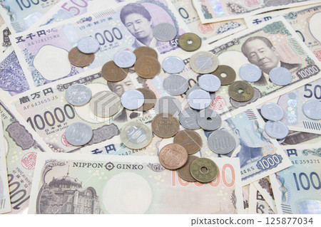 Money coins banknotes 125877034
