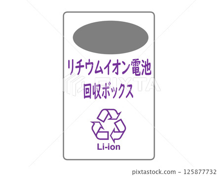 Lithium-ion battery collection box Lithium-ion battery collection box 125877732