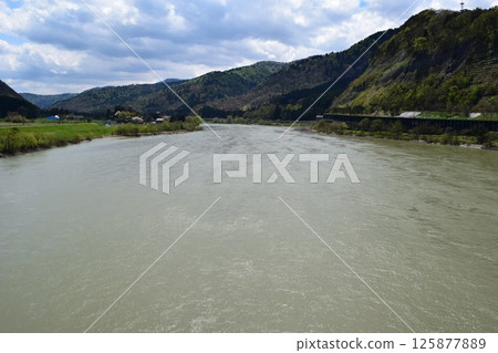 Mogami River Japan's three major rapids 125877889