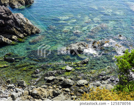 Scenery of the rocky coast of Shimonokae Coast Scenery of the rocky coast of Shimonokae Coast 125878056