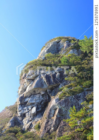 Tenguiwa Rock at Cape Muroto / World Geopark / Muroto-Anan Coast Quasi-National Park / Nationally designated place of scenic beauty 125878991