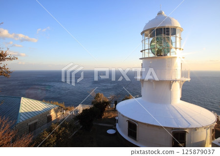 室戶岬燈塔夜景/世界地質公園/保存燈塔/室戶阿南海岸國定公園 室戶岬燈塔夜景/世界地質公園/保存燈塔/室戶阿南海岸國定公園 125879037