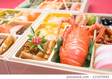 New Year's cuisine: Lobster 125879483