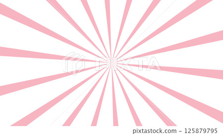 Concentrated lines - delicate, soft and fluffy colors - Toki color (traditional Japanese color) - 16:9 125879795