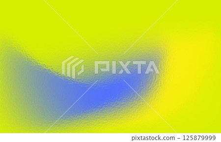 Vibrant abstract frosted glass background with a smooth yellow and blue gradient, featuring a soft texture and fluid design 125879999