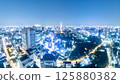 東京夜景 |摩天大樓與閃耀的城市燈光 125880382