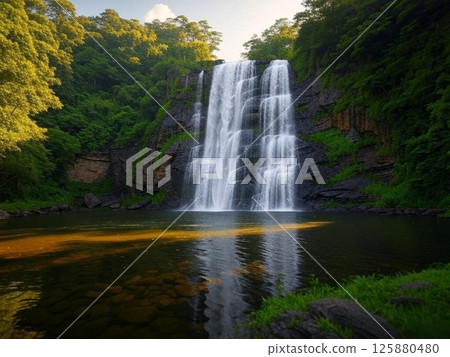 The unexplored waterfall 125880480