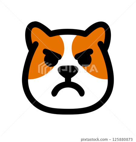 Angry Bulldog Silhouette Vector Icon Powerful Mascot Logo for Sports, Branding and T shirt Design Angry Bulldog Silhouette Vector Icon Powerful Mascot Logo for Sports, Branding and T shirt Design 125880873