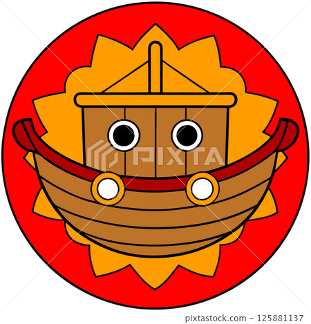 Nautical Boat Logo Vector Art for Marine Businesses and T Shirt Designs Perfect for Branding & Merch 125881137
