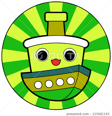 Nautical Boat Logo Vector Art for Marine Businesses and T Shirt Designs Perfect for Branding & Merch 125881143