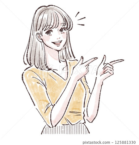 婦女和女孩插畫素材 婦女和女孩插畫素材 125881330
