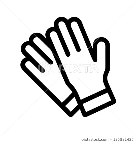 Medical Gloves Vector Illustration Icon High-Quality, Detailed Design for Health and Safety Applications Medical Gloves Vector Illustration Icon High-Quality, Detailed Design for Health and Safety Applications 125881425