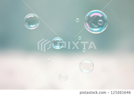 美麗的肥皂泡,漸變,漂亮 美麗的肥皂泡,漸變,漂亮 125881646