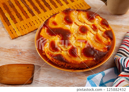 Homemade apple pie Homemade apple pie 125882432