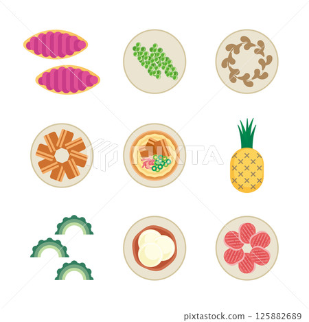 Okinawa cuisine set Okinawa cuisine set 125882689