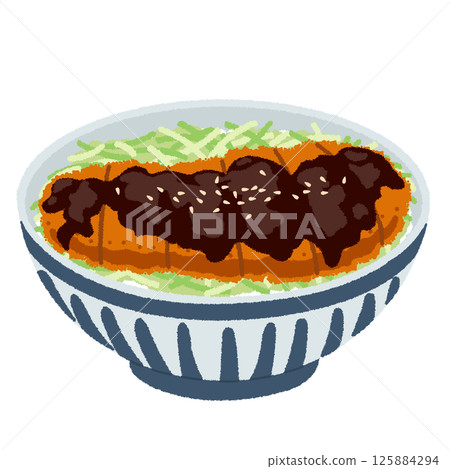 味噌豬排飯的插圖 125884294