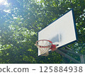 籃球架04 運動與青春形象 125884938