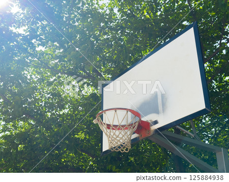 Basketball goal 04 Sports and youth image 125884938
