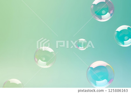Beautiful soap bubble gradient background Beautiful soap bubble gradient background 125886163
