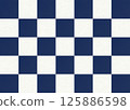 方格背景素材（靛藍色） 125886598
