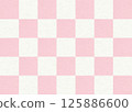 格子背景素材（櫻花） 125886600