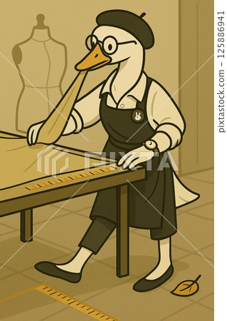 Shiratori Mode vol.24 Fashion Illustration Generative AI 125886941