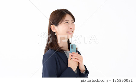 Female smartphone Female smartphone 125890081